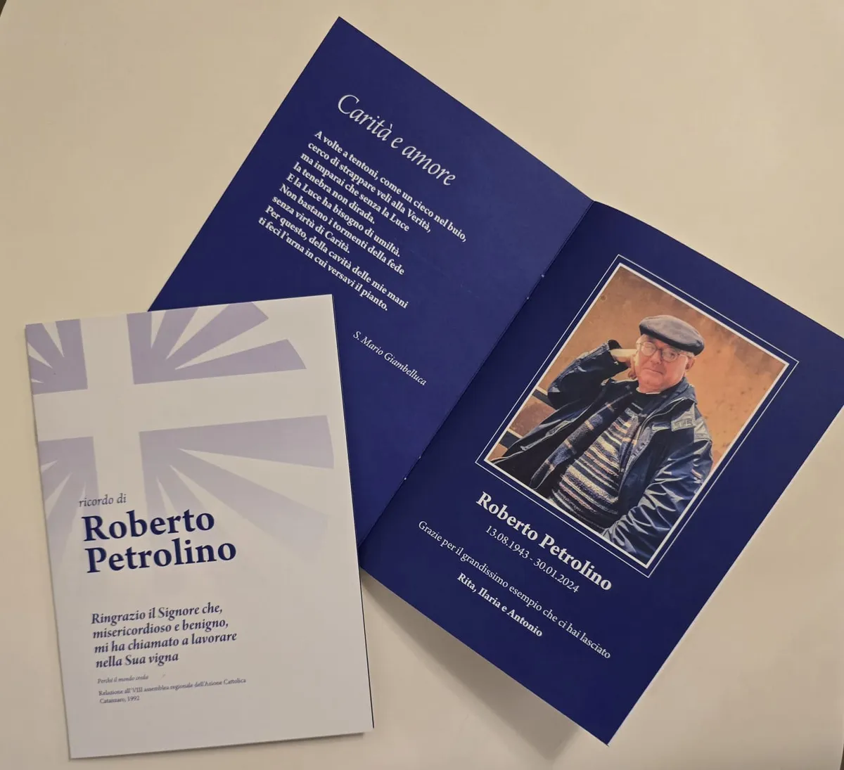 Roberto Petrolino: Tra memoria e profezia, un sogno che non si spegne