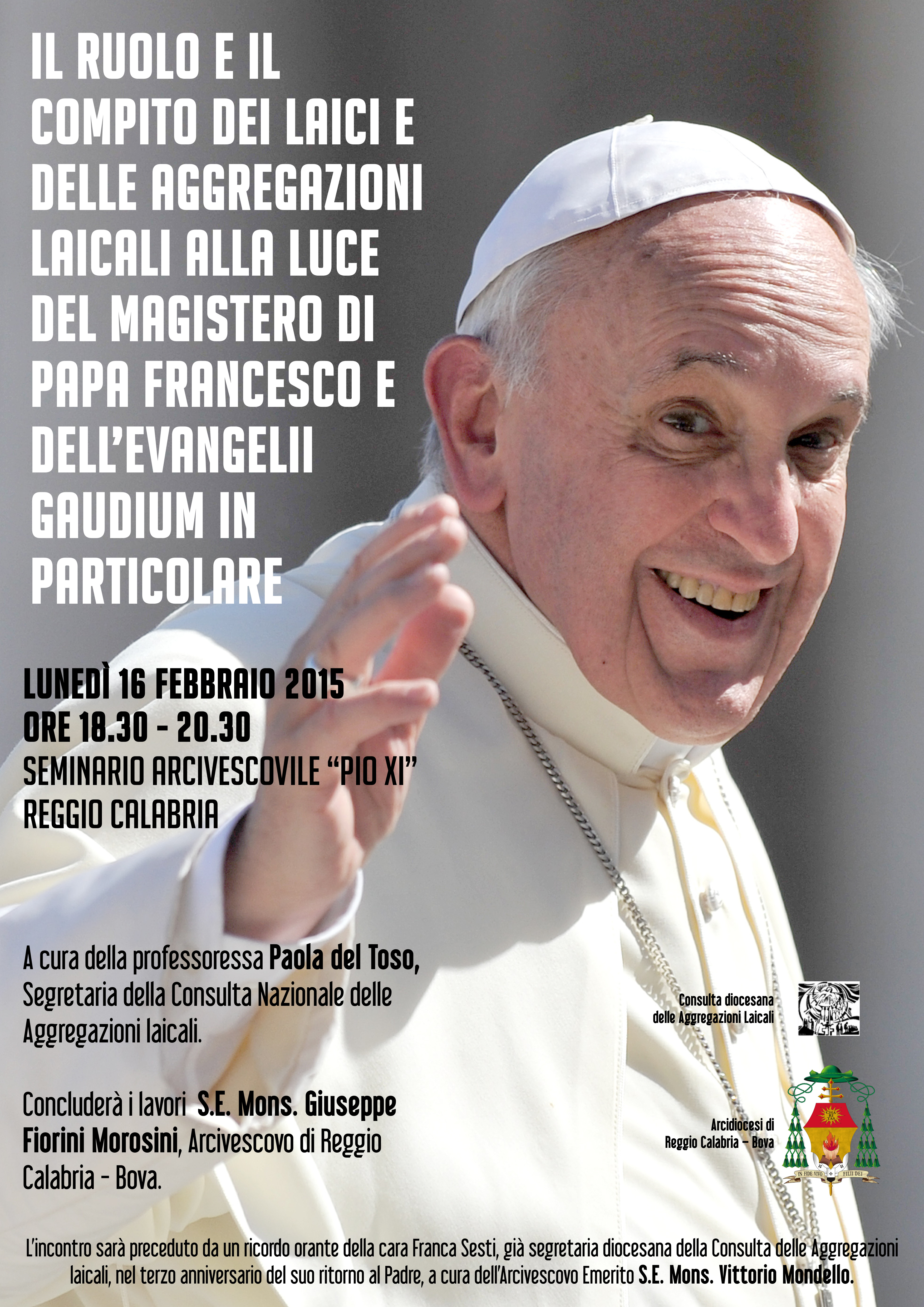 Convegno consulta aggregazioni laicali