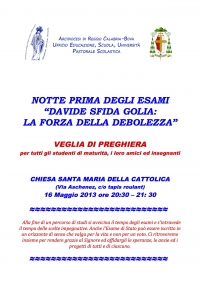 Veglia Esami di Maturità