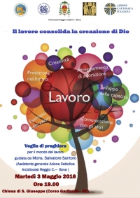 Il lavoro consolida la creazione di Dio