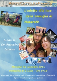 L&#039;adulto alla luce della Famiglia di Nazareth - Serata Adulti 